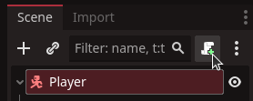 Icon to add script to node