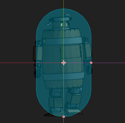 Adjust the Colision Shape 2D